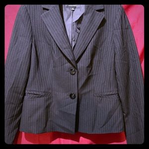 BLack Label suit jacket. Lined and pinstripes